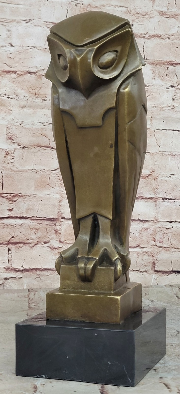  Bronze Owl in Art Deco style by Salvador Dali. Fine Collector edition sculpture