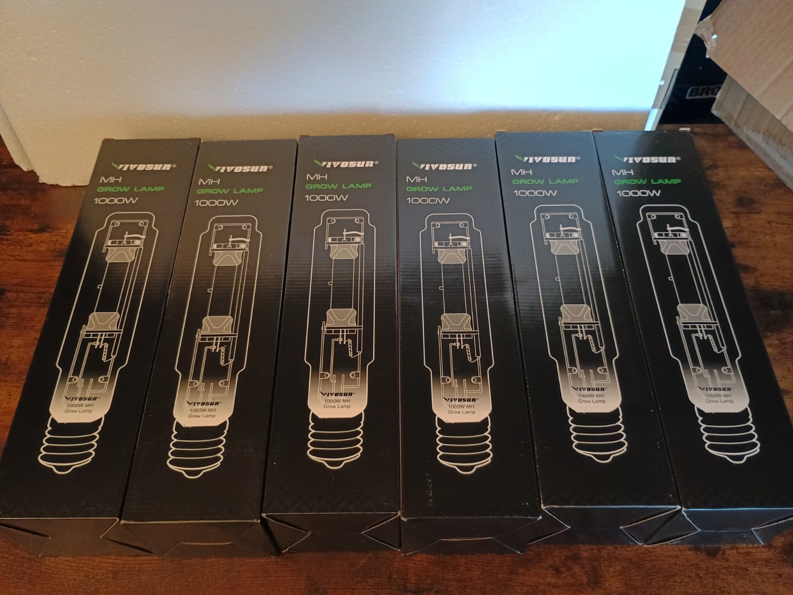 X6 - VIVOSUN  1000W MH Grow Light Bulb / Lamp for Indoor Gardening & Hydroponics