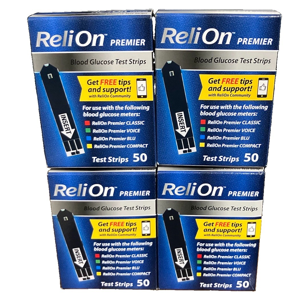200 ReliOn Premier Test Strips~Fresh Dated~4/2028~$33.97~Trusted Seller~FR SHIP 200 ReliOn Premier Test Strips~Fresh Dated~4/2028~$33.97~Trusted Seller~FR SHIP