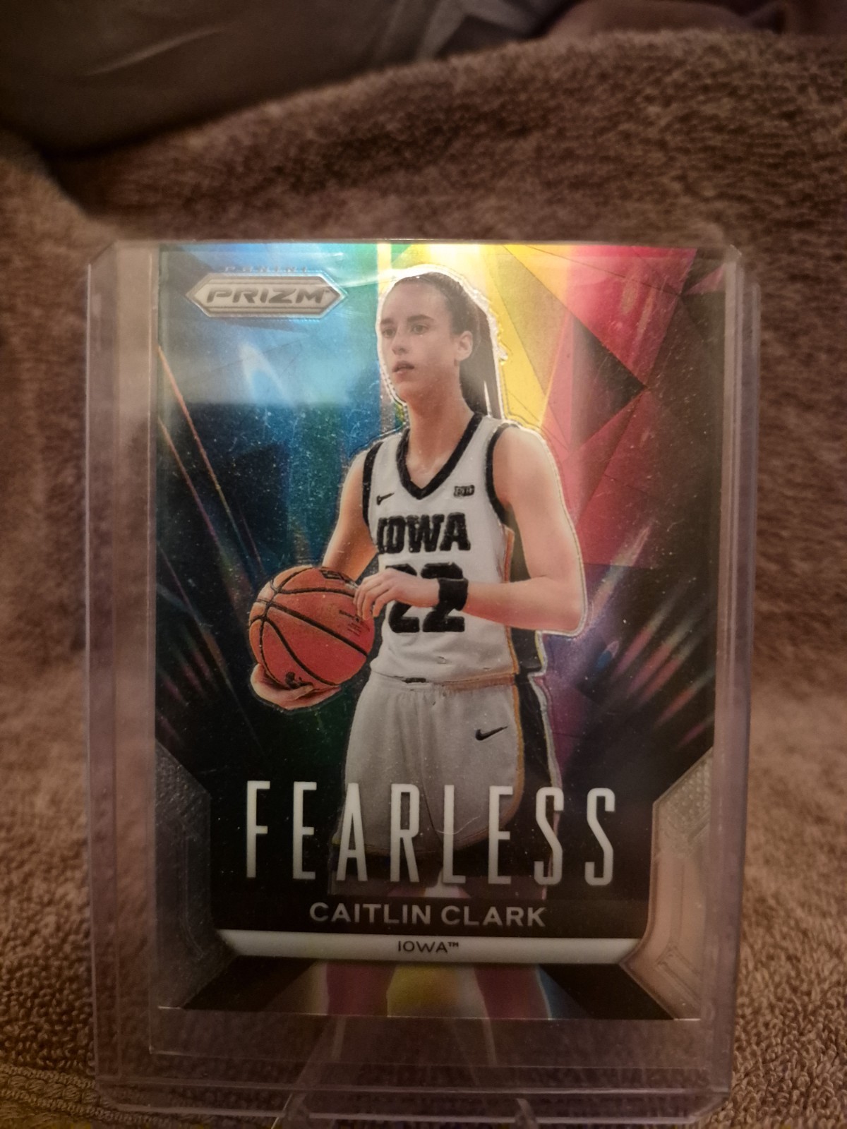Panini 2024 Caitlin Clark Collection Caitlin Clark Fearless F1 RC Insert Iowa