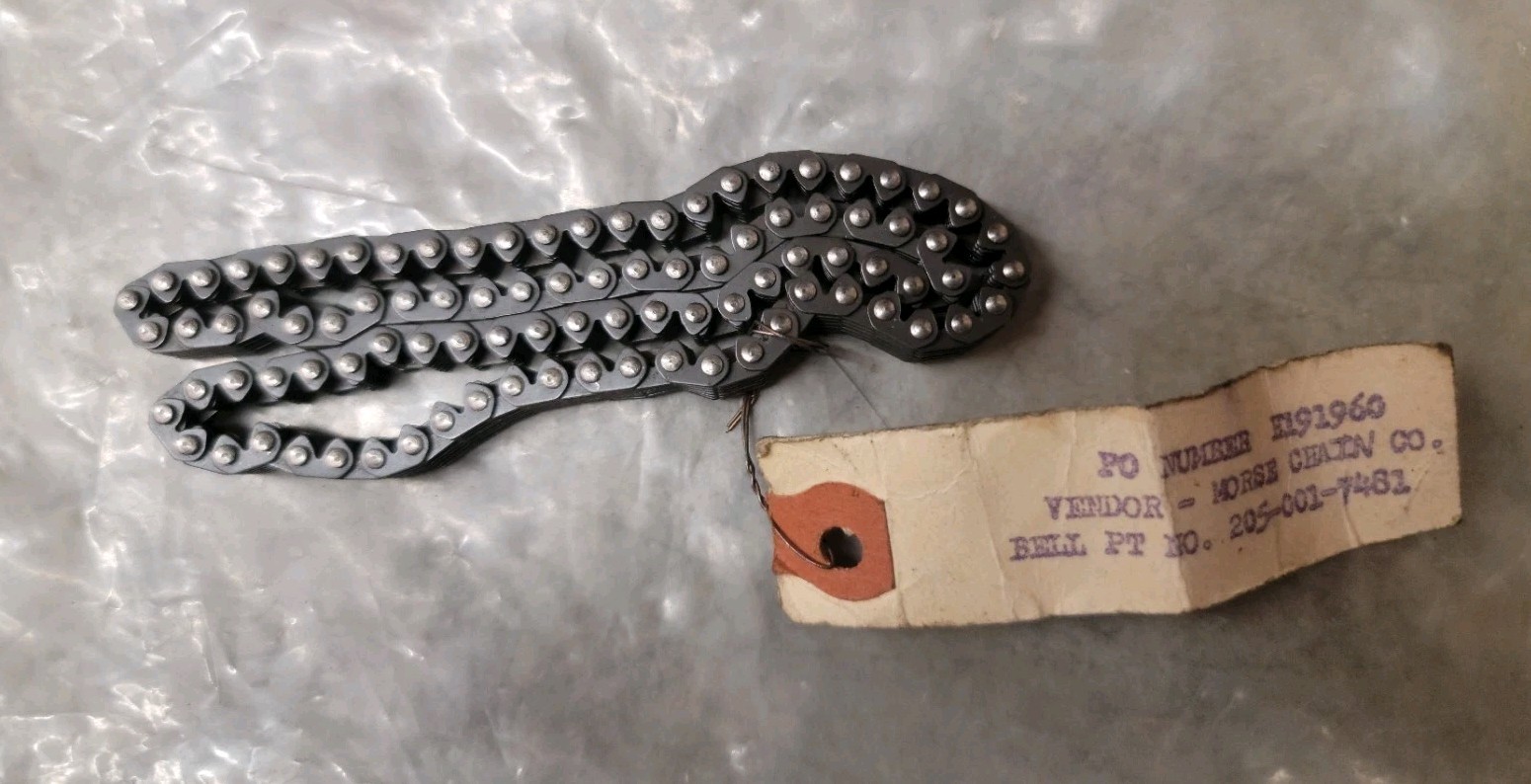 Bell 205 Helicopter Tail Rotor Chain 205-001-7481 