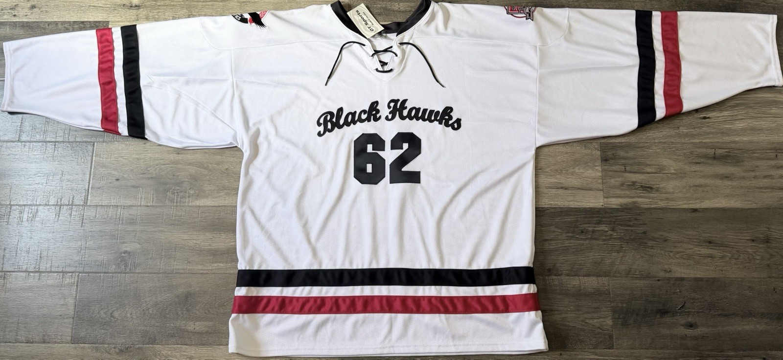 Waterloo Black Hawks 50th Anniversary 1962-2012 Jersey OT Sports 2XL