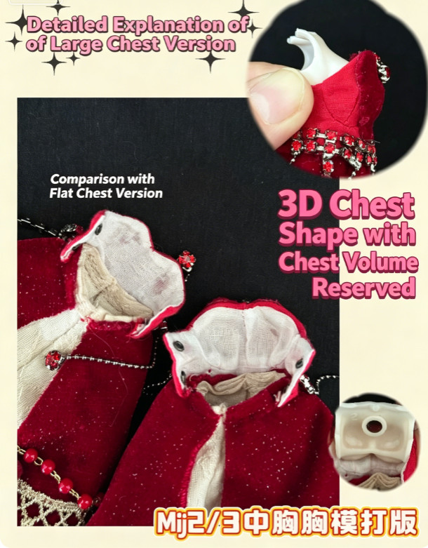 1:12 Gothic Red Queen Lolita Dress Outfit Set Fit 6\'\' BJD OB11 MJD Action Figure