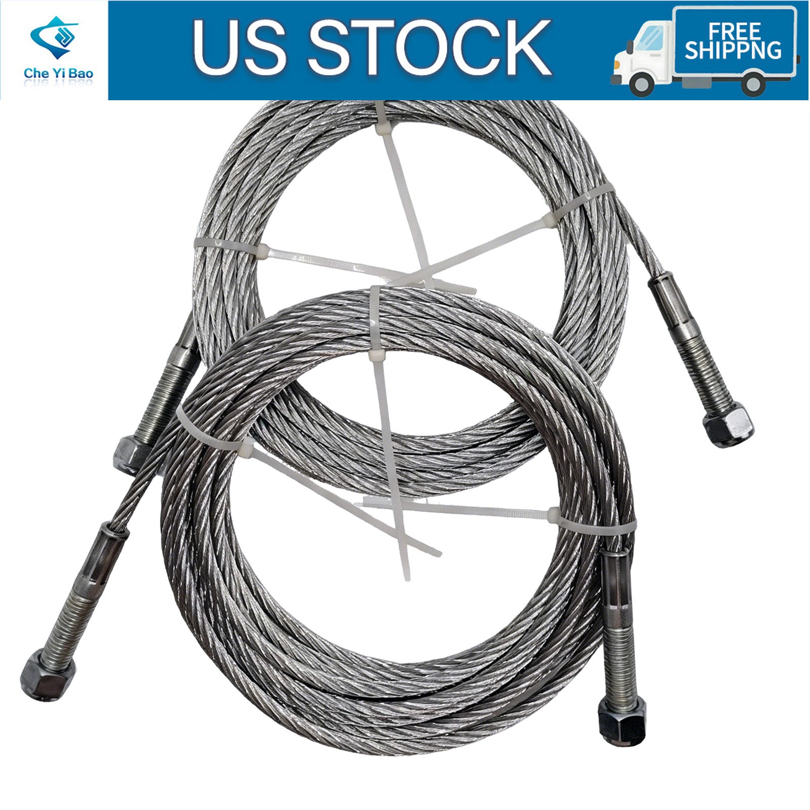N372 / BH7529 - 86 Rotary Lift Equalizer Cables For Model SPO10 Set of 2
