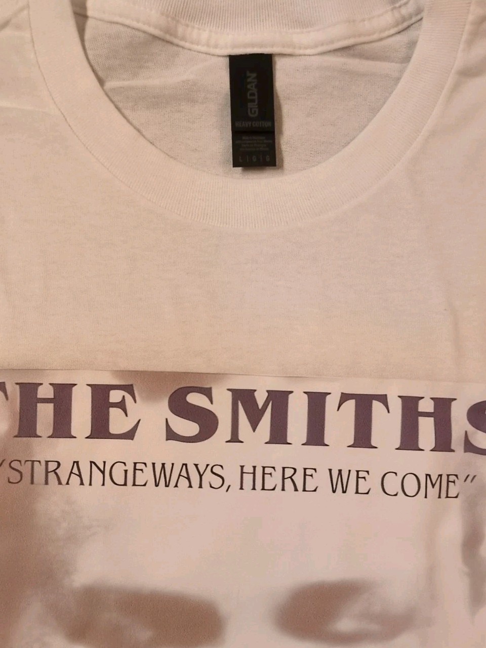 The Smiths Strangeways, Here We Come 1987 Promo Gold & Grey White Rare Large L