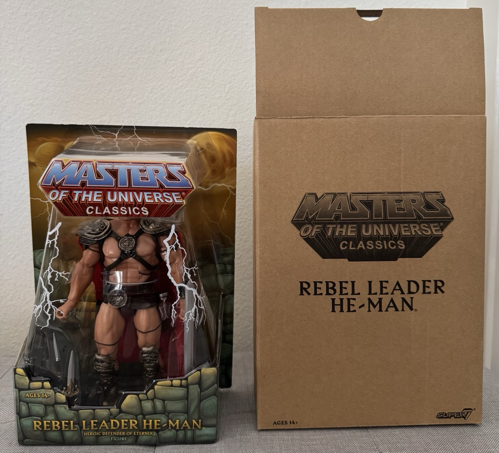 Masters Of The Universe Classics Rebel Leader He-Man Super 7 William Stout