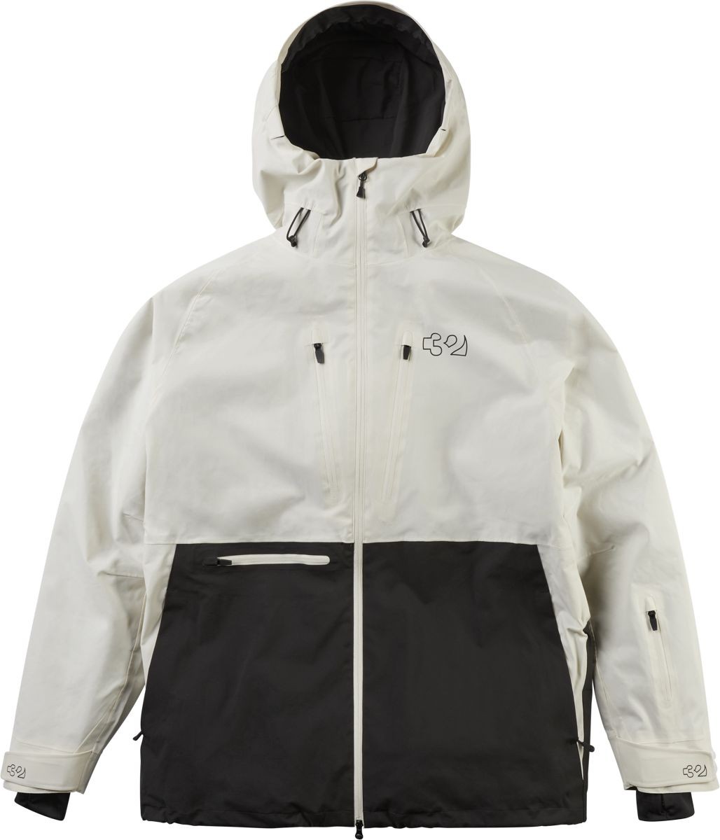 ThirtyTwo TM Recycled Men\'s Winter Jacket, Off White, Medium
