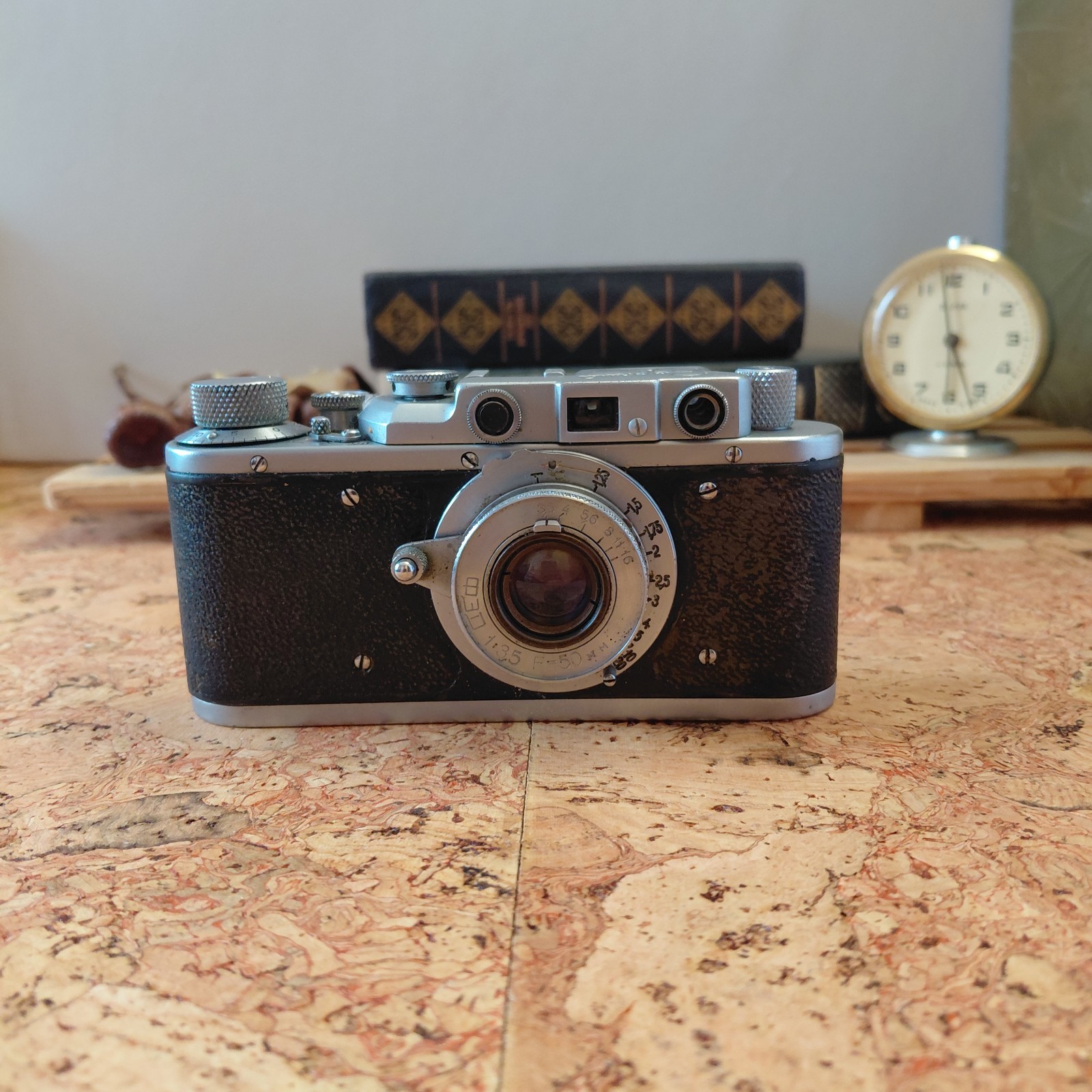 Zorki 1 1947 USSR 35mm Camera FED Tubular Lens Restoration Serial 477240