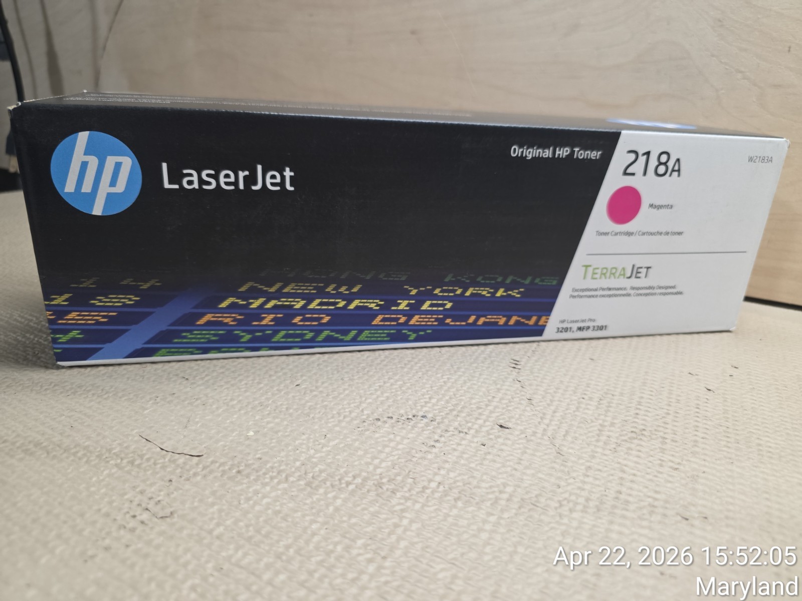 HP 218A Magenta Original LaserJet Toner Cartridge magenta, W2183A HP 218A Magenta Original LaserJet Toner Cartridge magenta, W2183A