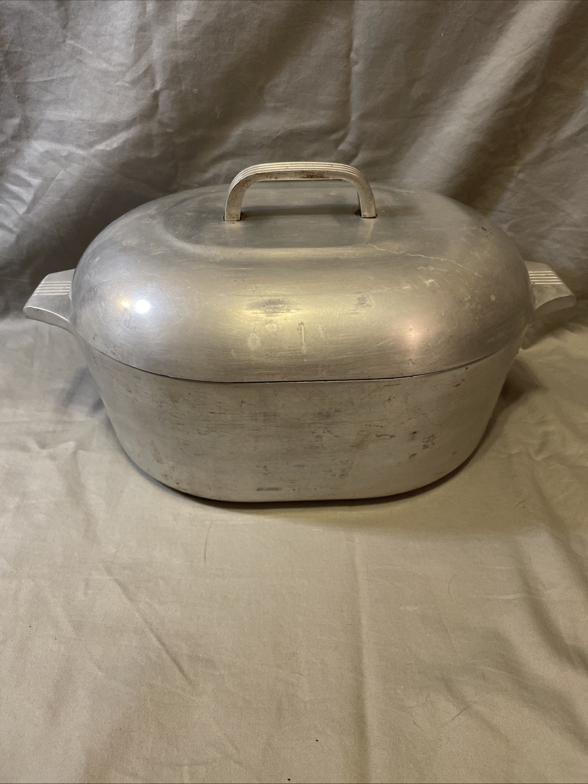 Vtg Wagner Ware Sidney Magnalite 4265P Roaster 8 Qt Lid Clean Excellent Cond
