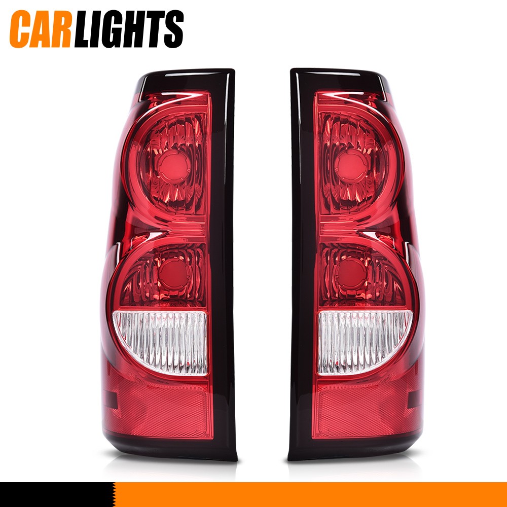 Tail Lights For 2003-2006 Chevy Silverado 1500 2500 3500 HD Rear Brake Lamps L+R