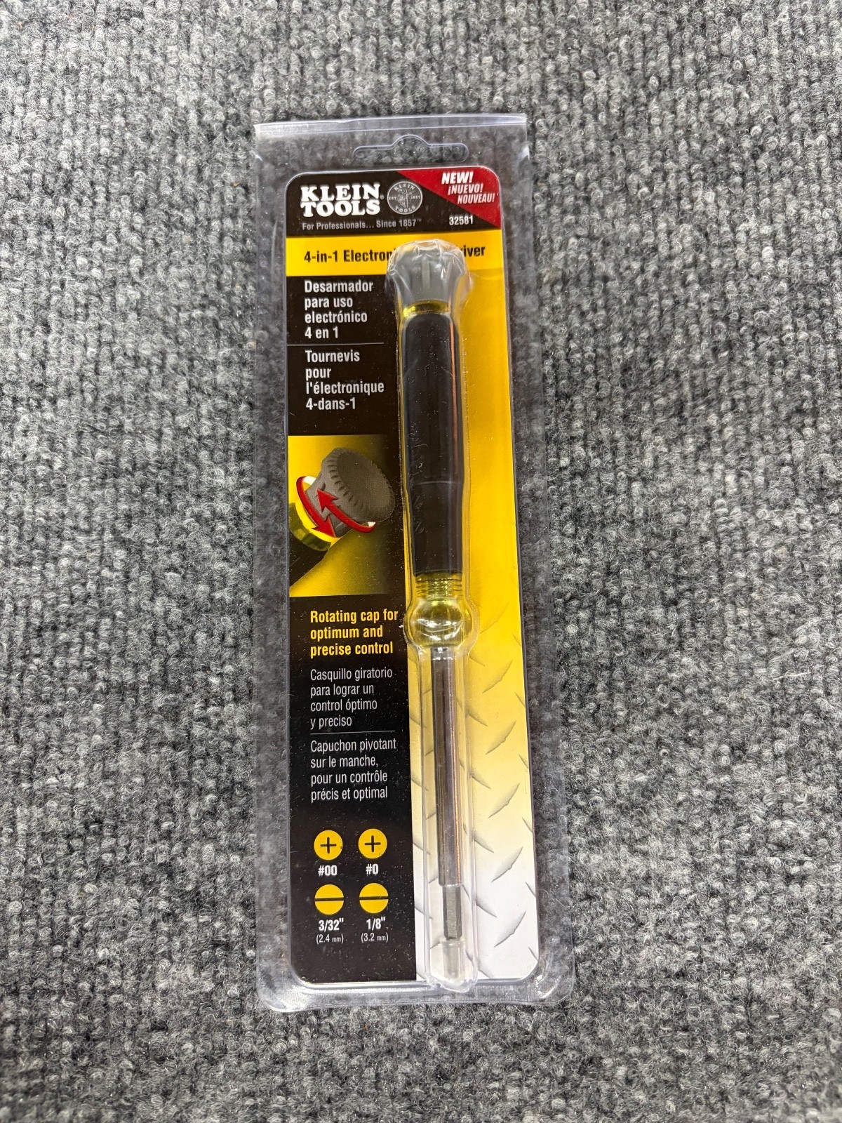 Klein Tools 4 IN 1 Electronic Screwdriver #32581 BRAND NEW