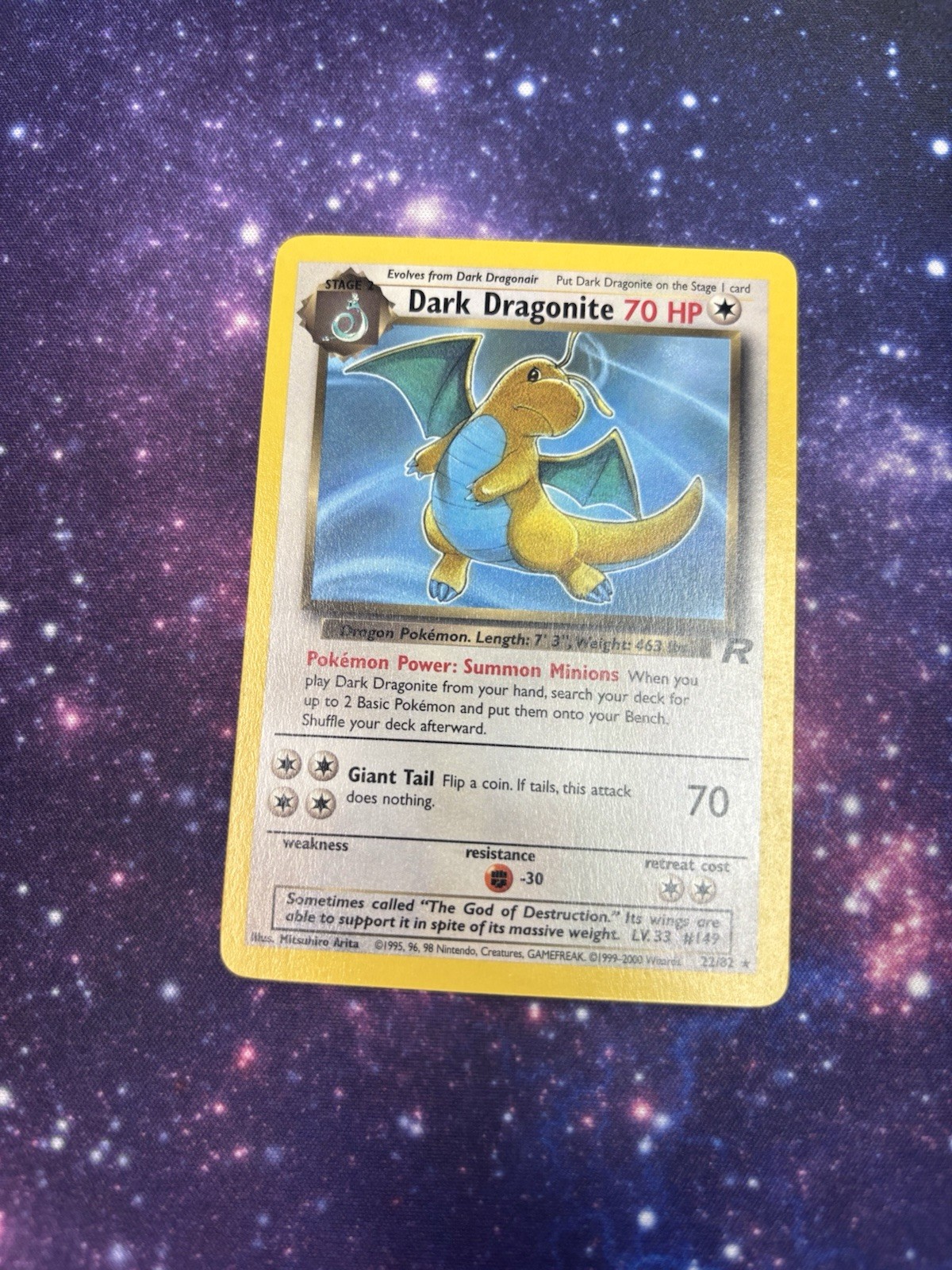 Dark Dragonite 22/82 Team Rocket Regular Dark Dragonite 22/82 Team Rocket Regular