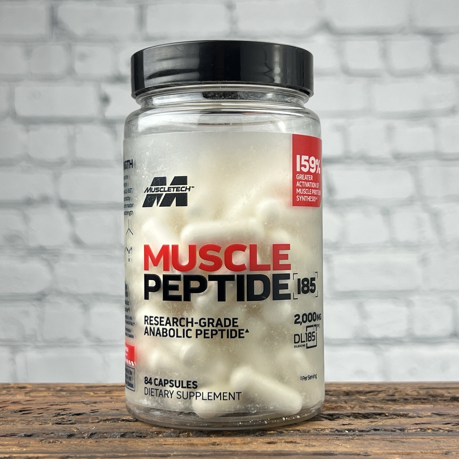 MuscleTech Muscle Peptide D.L-185 Capsules 84 Ct 2,000mg 28 Servings Exp:04/29 MuscleTech Muscle Peptide D.L-185 Capsules 84 Ct 2,000mg 28 Servings Exp:04/29