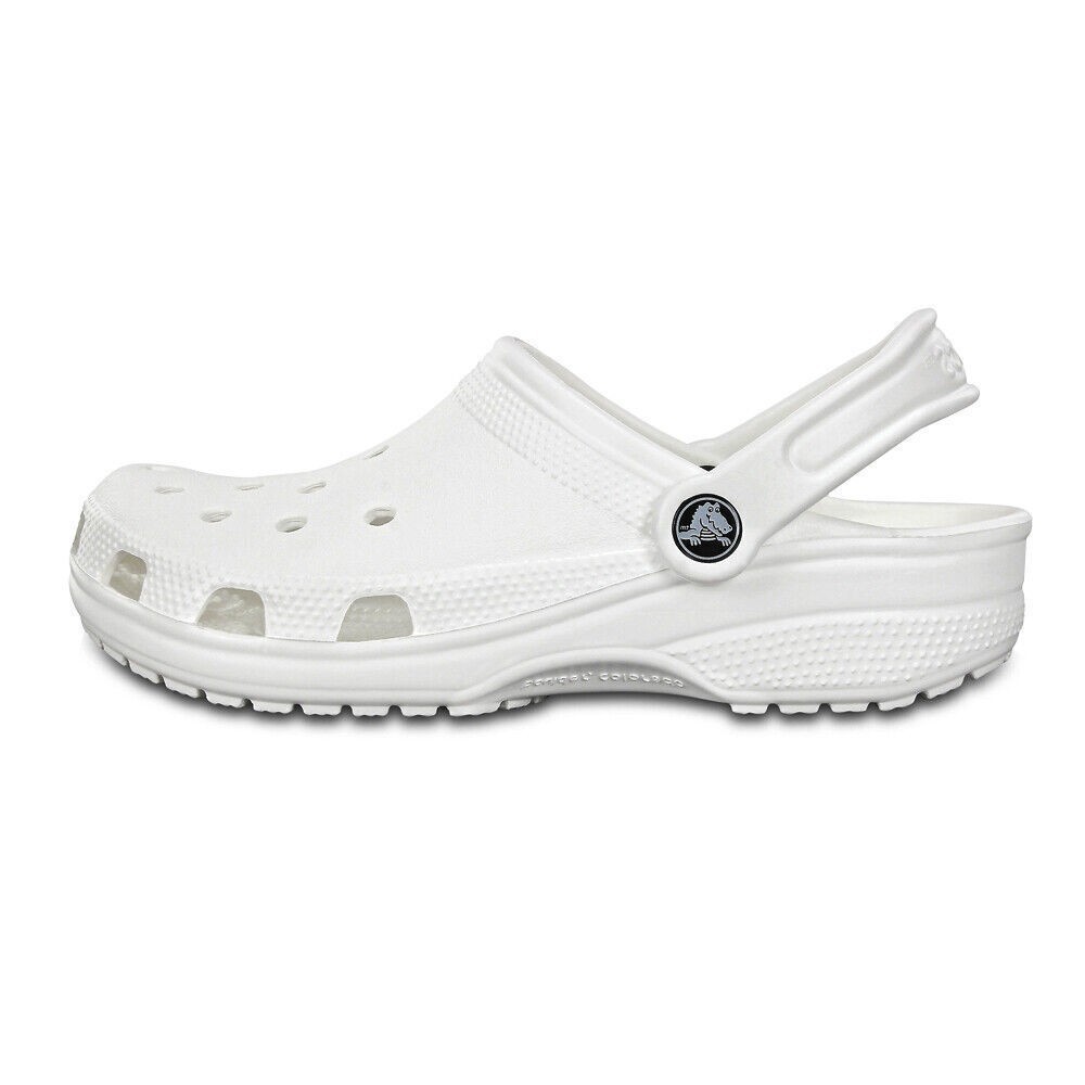 New- Unisex Black/White Cozy Classic Clog Ultra-Light Slip-On Shoes 