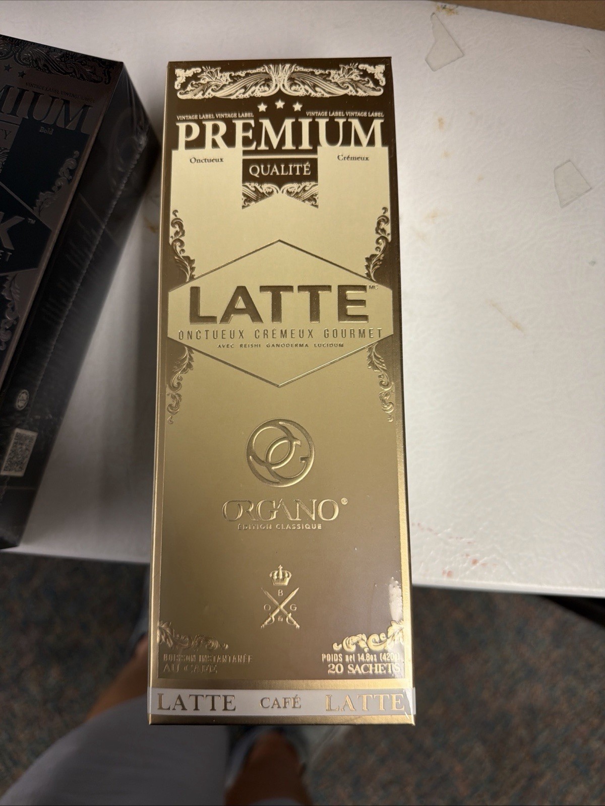 3 boxes Organo Gold Cafe Latte 100% Certified Organic Gourmet Coffee 3 boxes Organo Gold Cafe Latte 100% Certified Organic Gourmet Coffee