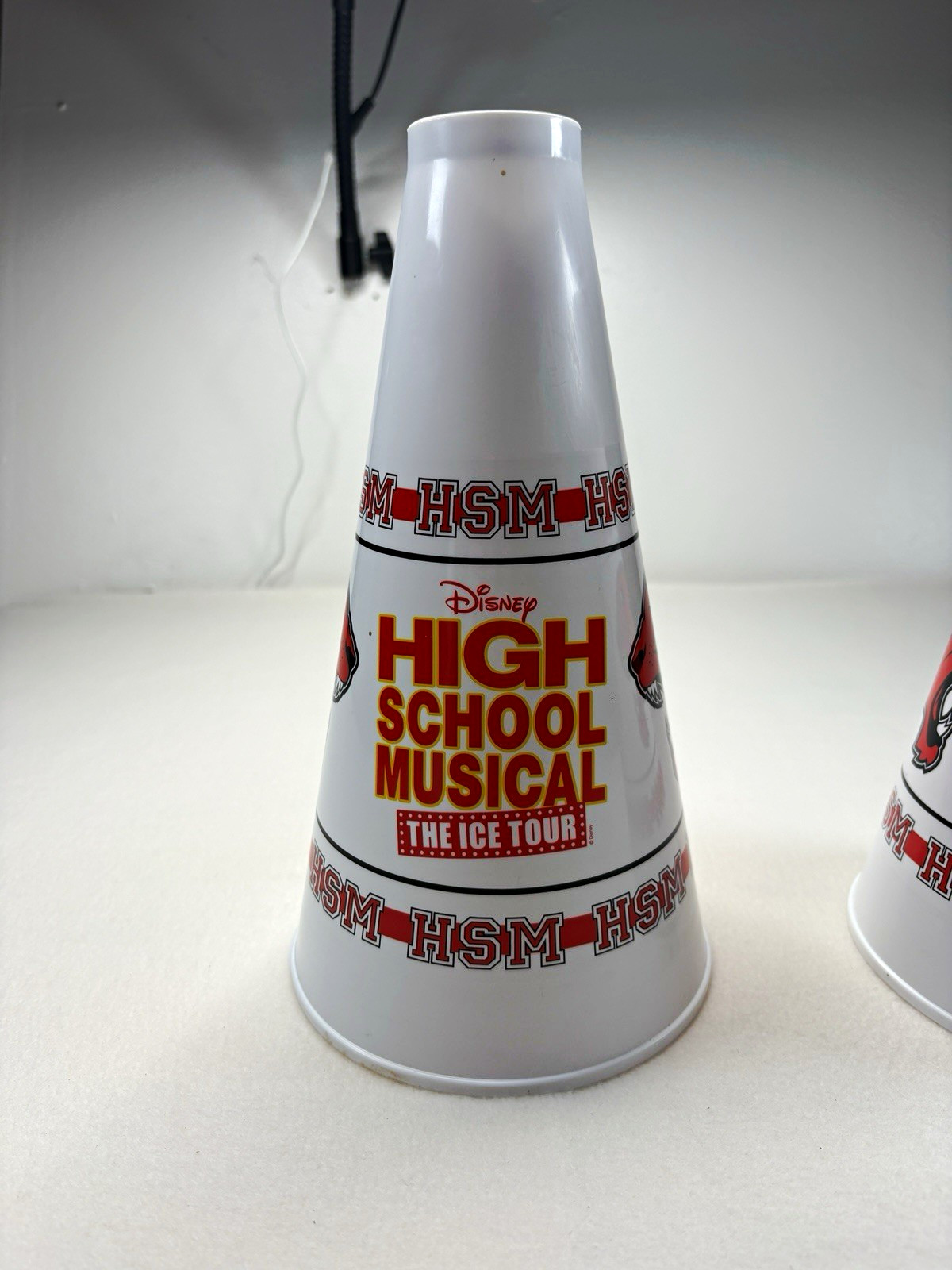 Disney High School Musical The Ice Tour HSM Plastic Cheer Megaphone Souvenir