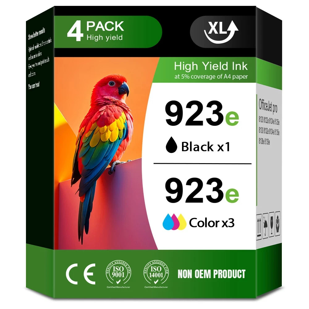 923XL 923 8130e 8125e Ink Cartridges Combo Pack for HP Printers OfficeJet