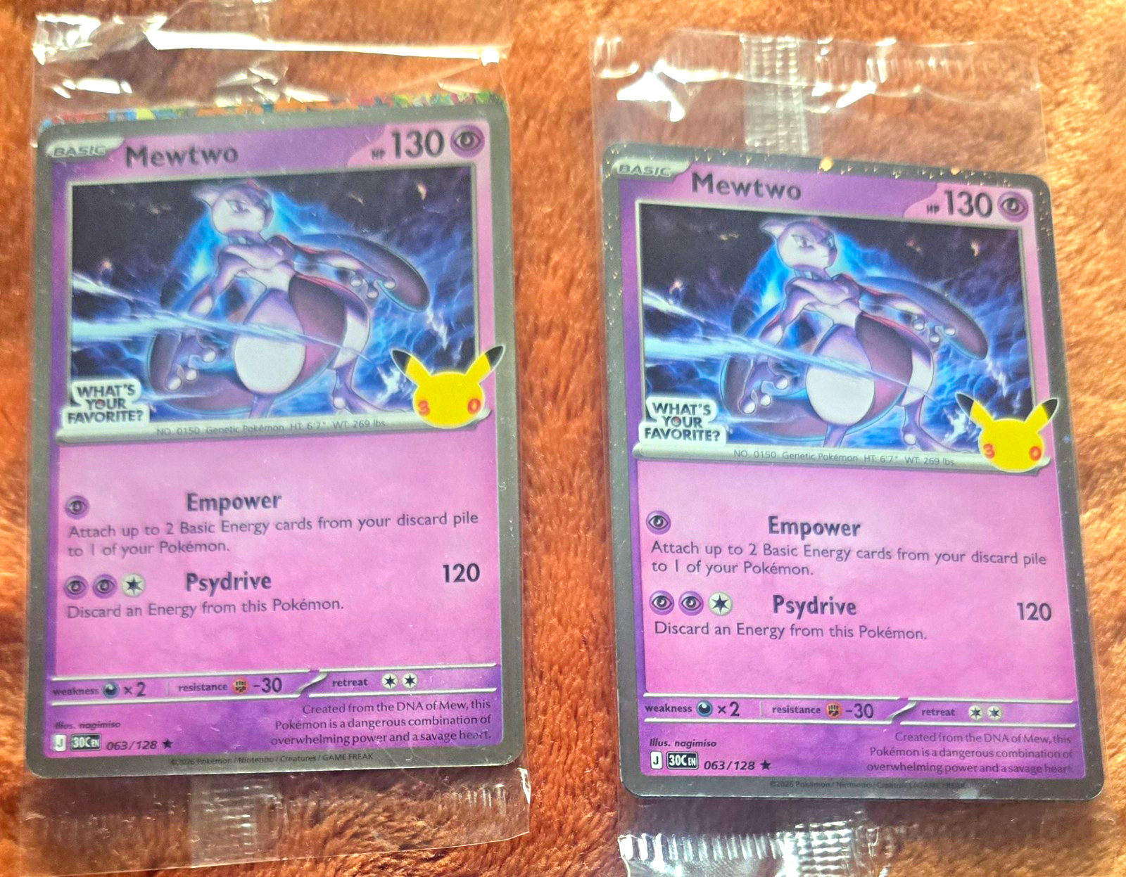 Pokemon TCG Mewtwo Target Promo Lot Of 3 (Sealed & Opened)