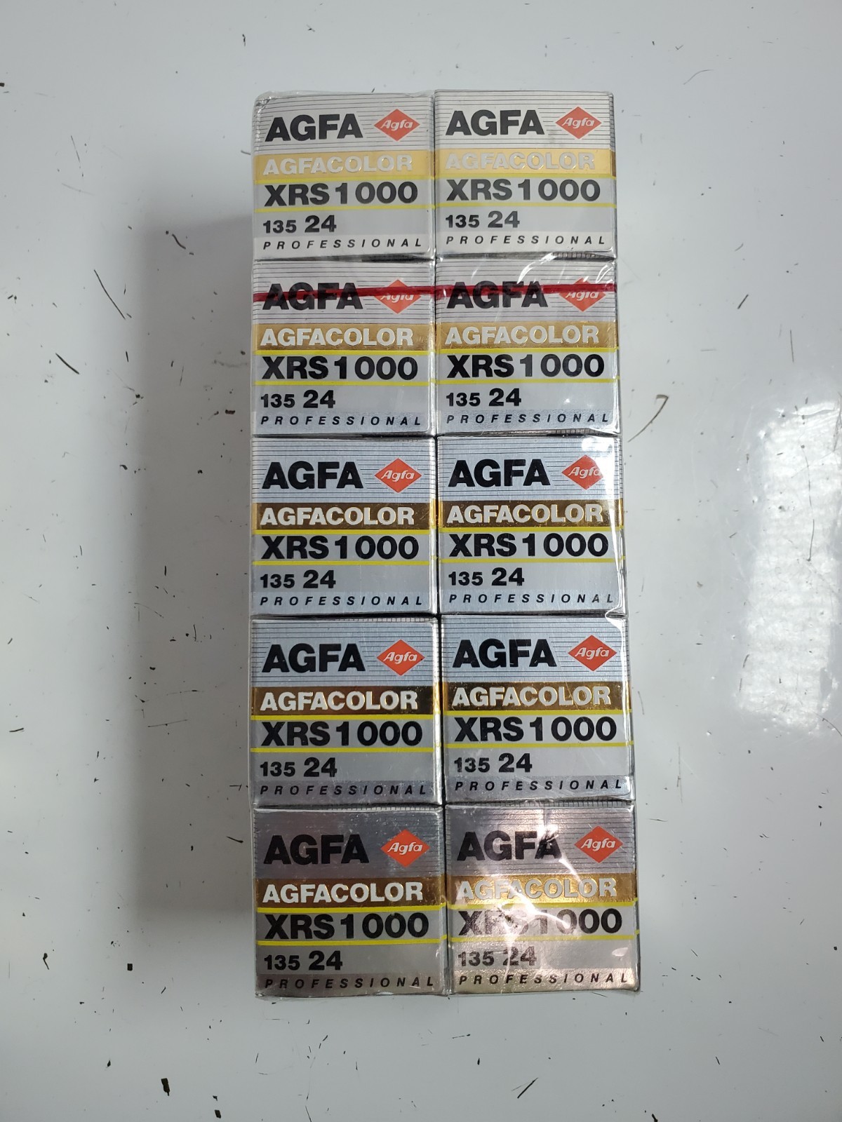 AGFA XRS 1000 - 135 / 24 - 10 Pack - AGFACOLOR - NEW Sealed AGFA XRS 1000 - 135 / 24 - 10 Pack - AGFACOLOR - NEW Sealed