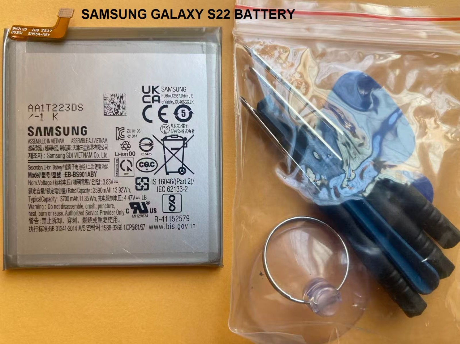 OEM Original Battery for Samsung Galaxy S22 5G/ S22 Plus 5G / S22 Ultra 5G OEM Original Battery for Samsung Galaxy S22 5G/ S22 Plus 5G / S22 Ultra 5G
