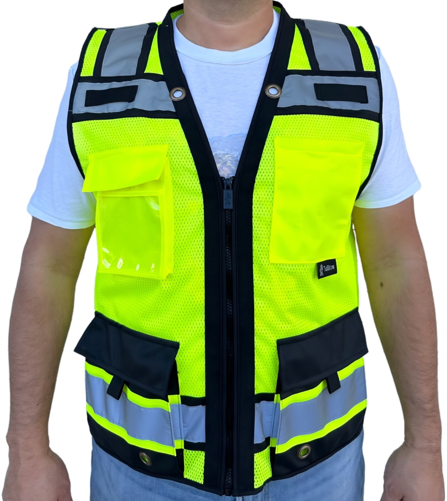 Super Duty Mesh High Visibility Safety Vest, ANSI/ ISEA 107-2020 Class 3, Type R Super Duty Mesh High Visibility Safety Vest, ANSI/ ISEA 107-2020 Class 3, Type R