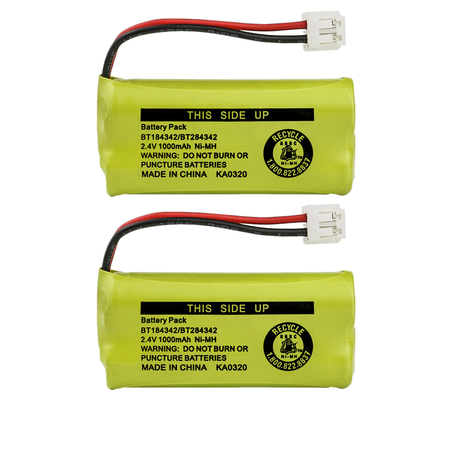Kastar 2-Pack Battery BT184342 BT284342 for AT&T Vtech GE RCA and Clarity Phone Kastar 2-Pack Battery BT184342 BT284342 for AT&T Vtech GE RCA and Clarity Phone