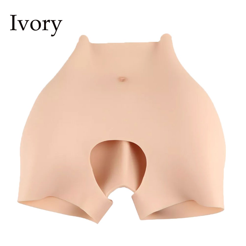 Silicone Crossdresser Fake Panties Hip Pants Buttock Enhancer Transgenders