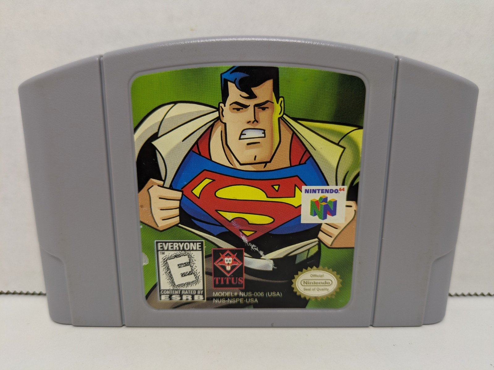 Superman 64 (Nintendo 64, N64, 1999) Authentic Tested Working Superman 64 (Nintendo 64, N64, 1999) Authentic Tested Working