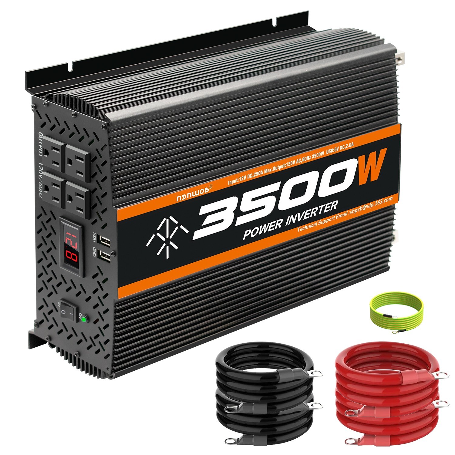 3500 watt power inverter for truck RV vehicle 12v to 110v car power inverter