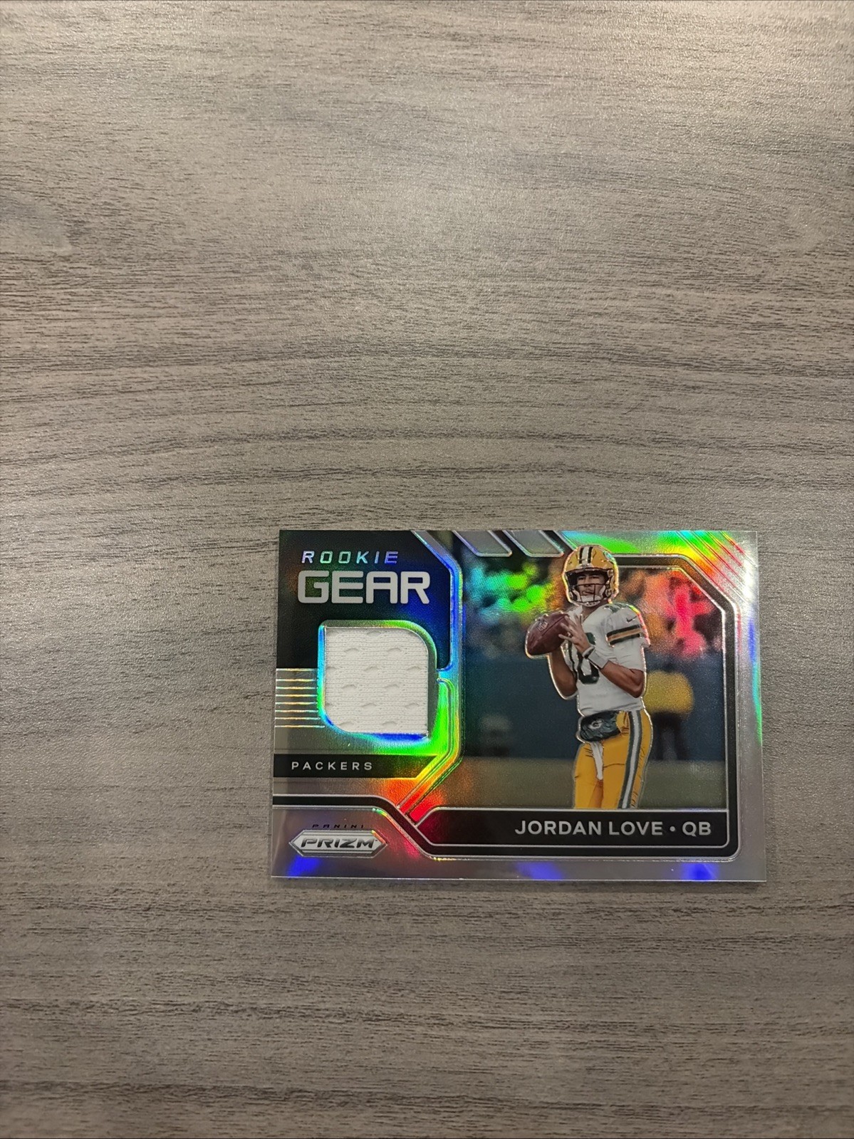 Panini 2020 Prizm Jordan Love Rookie Gear Rookie Memorabilia Silver 🔥