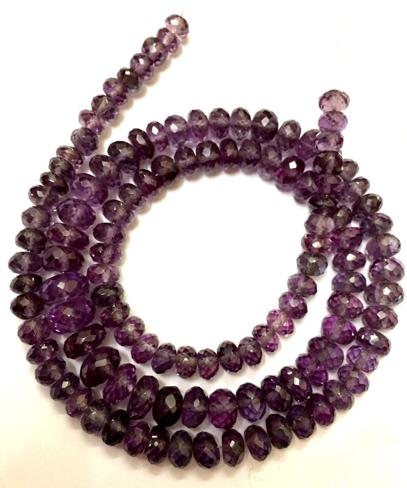 Extremely Beautiful Rare Sparkling Alexandrite Beads Faceted Rondelle Beads.