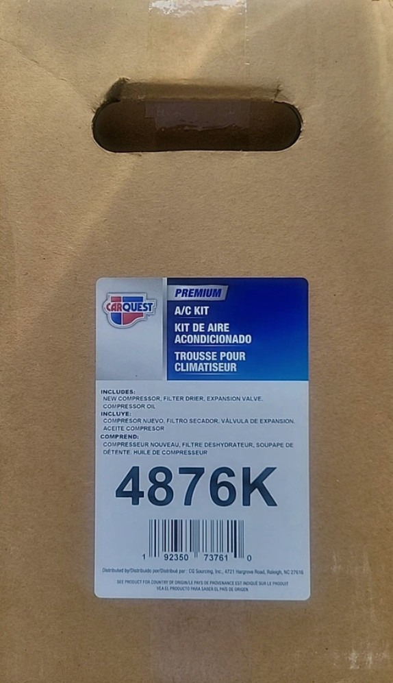 CarQuest A/C Kit 4876k 2006-2008 Honda Civic CarQuest A/C Kit 4876k 2006-2008 Honda Civic