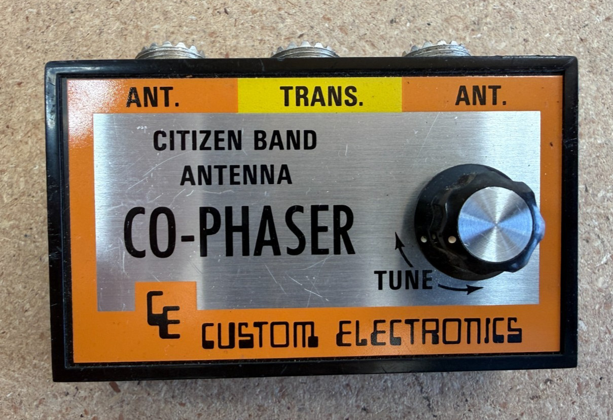 Vintage Custom Electronics Citizen Band Antenna Co-Phaser Vintage Custom Electronics Citizen Band Antenna Co-Phaser