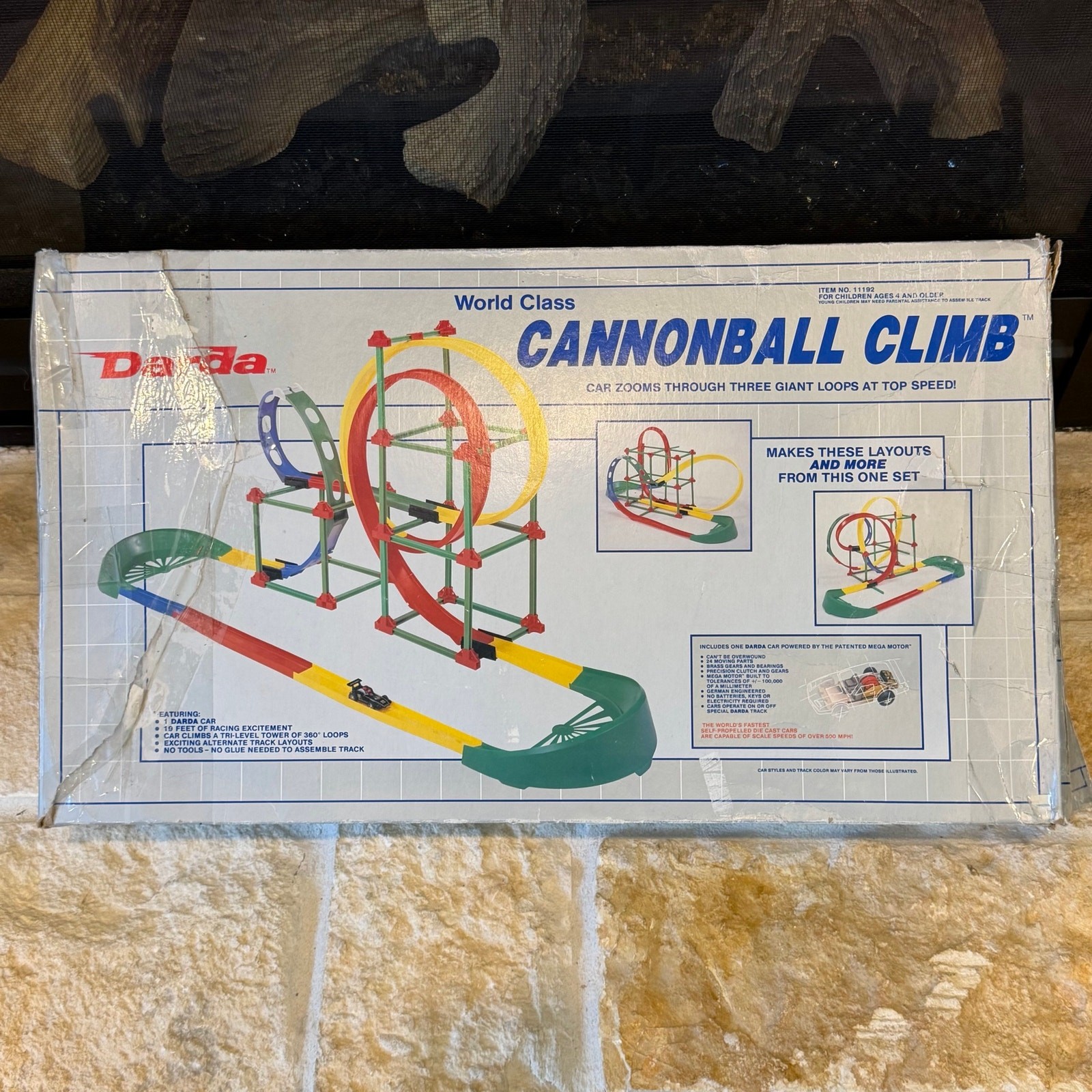 VTG Darda World Class Power Loops Cannonball Climb Track Set SELLING FOR PARTS
