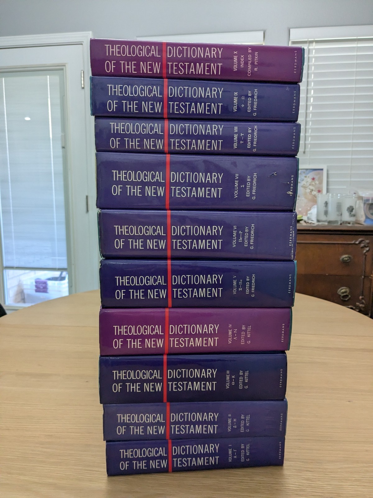 Eerdmans Theological Dictionary of the New Testament 10 Volumes Eerdmans Theological Dictionary of the New Testament 10 Volumes