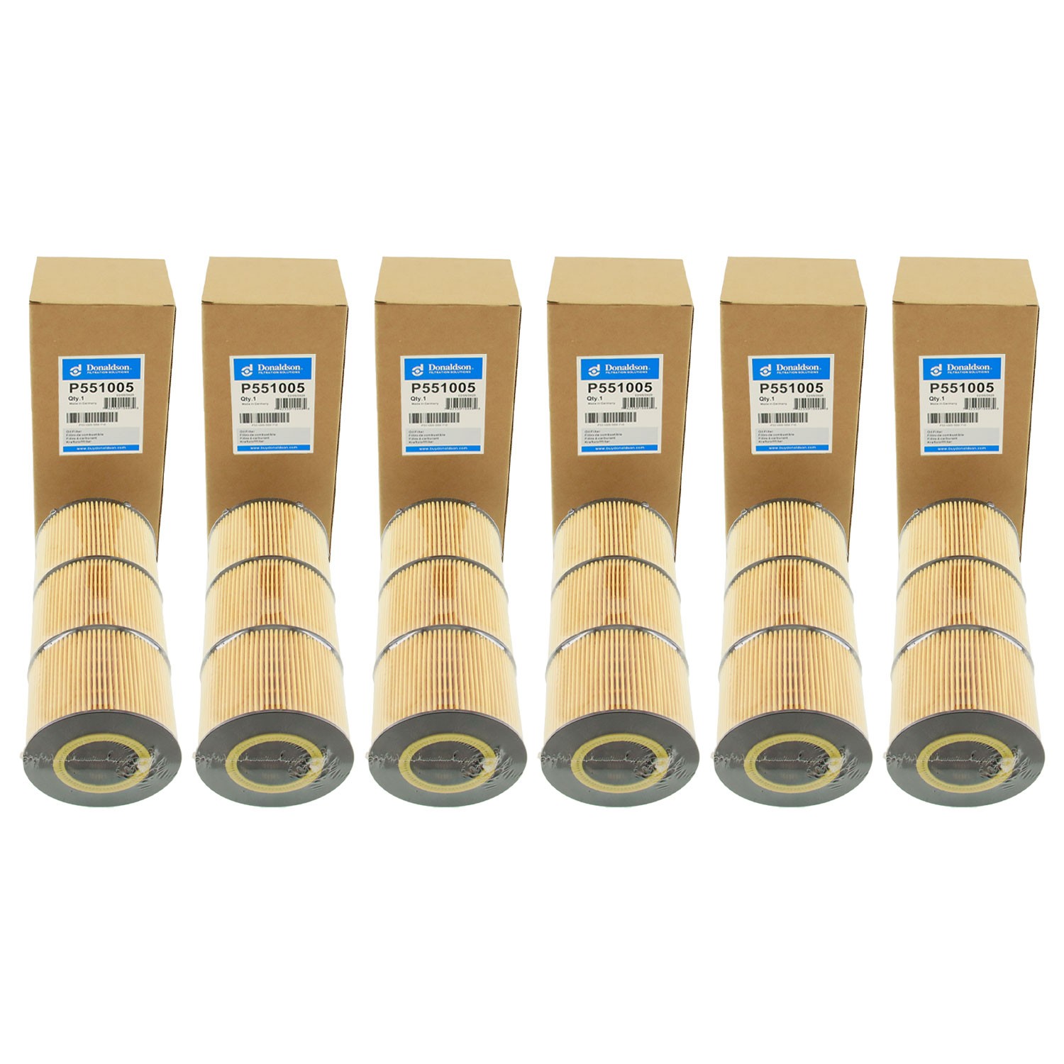 6X P551005 A4731800909 LF17511 Oil Filter For Freightliner DD13 DD15 Donaldson