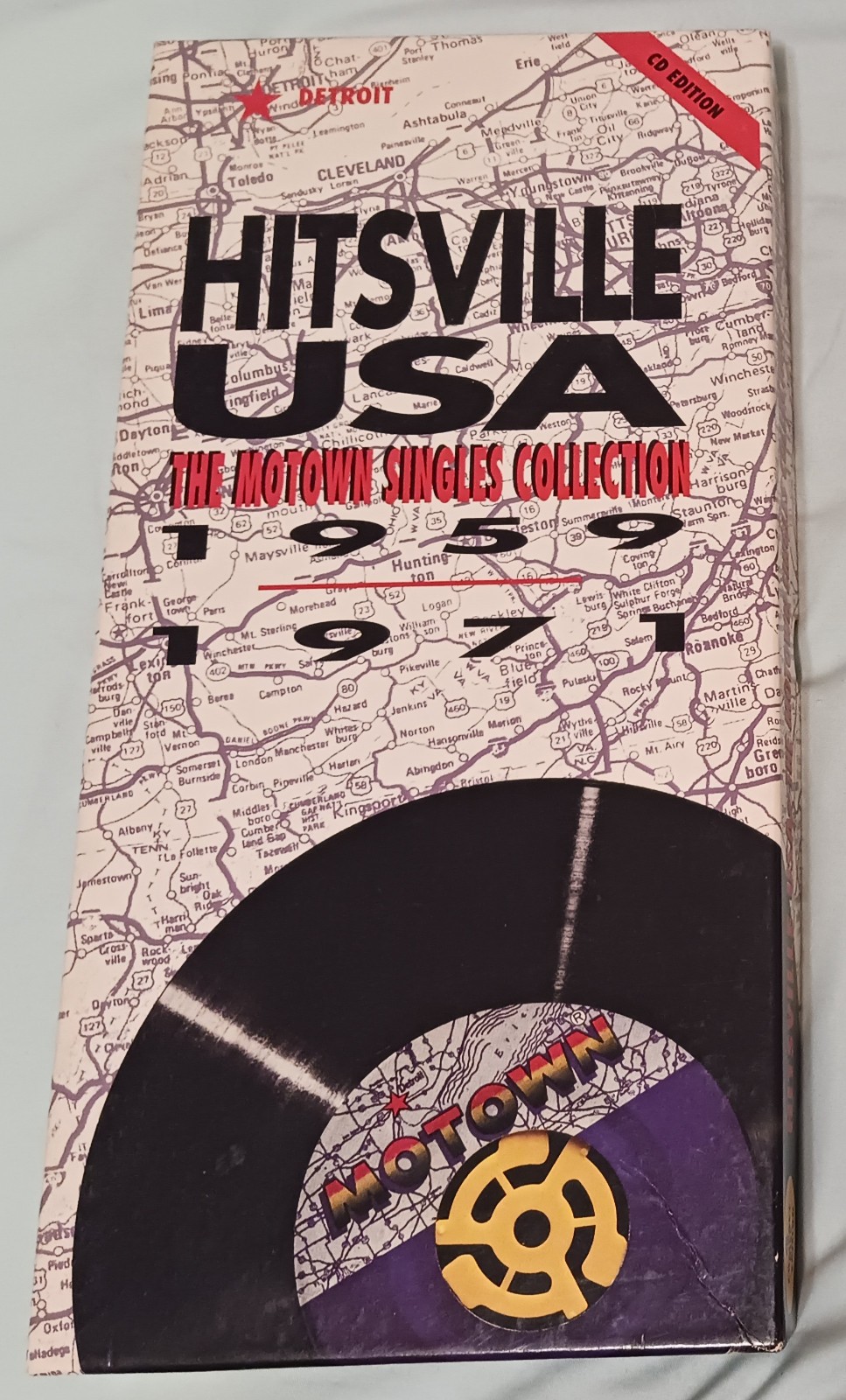 Hitsville USA The Motown Singles Collection 1959-1971 4CD box set - minor wear Hitsville USA The Motown Singles Collection 1959-1971 4CD box set - minor wear