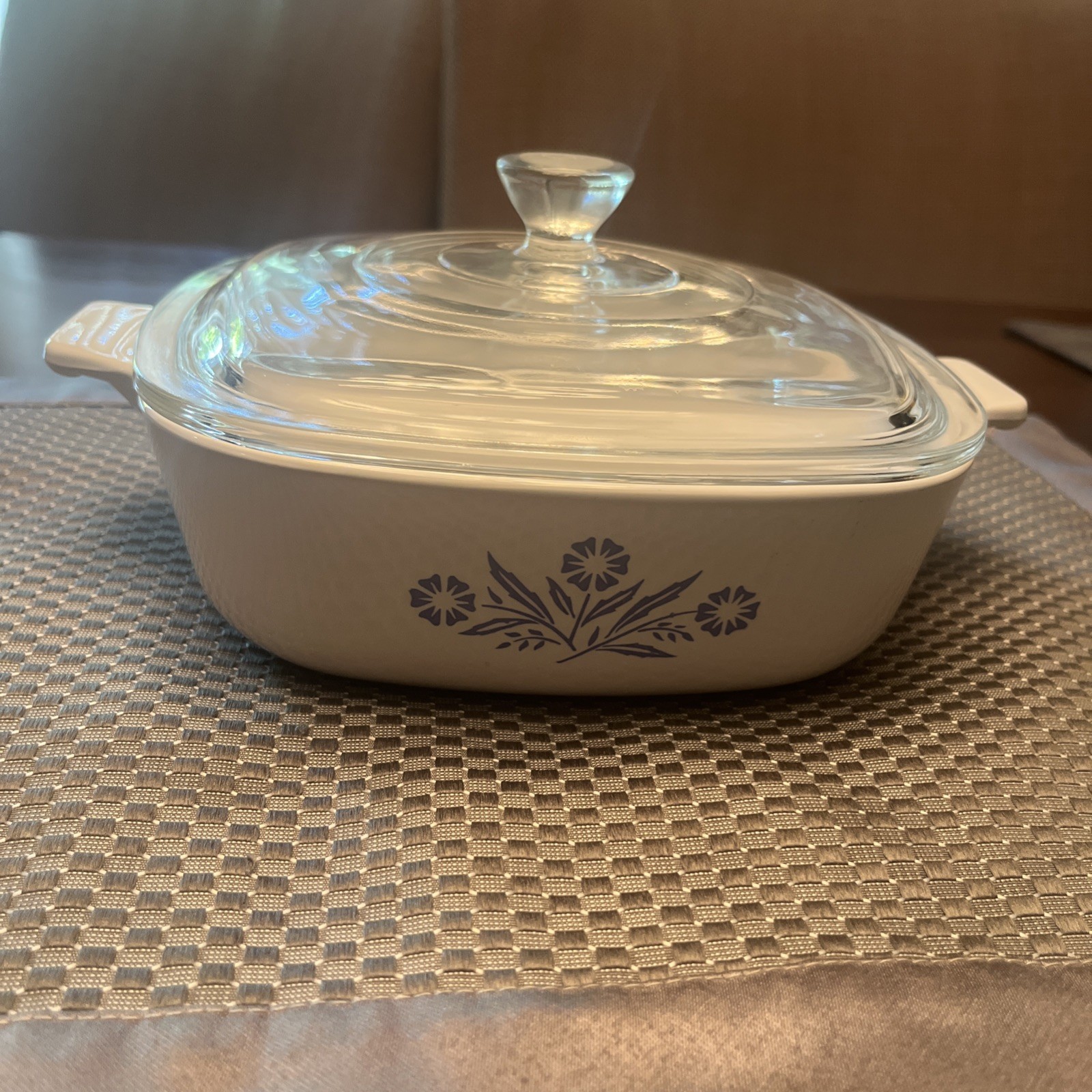VTG Corning Ware 1 Qt Blue Cornflower Casserole Dish w/Lid P-1-B USA VTG Corning Ware 1 Qt Blue Cornflower Casserole Dish w/Lid P-1-B USA