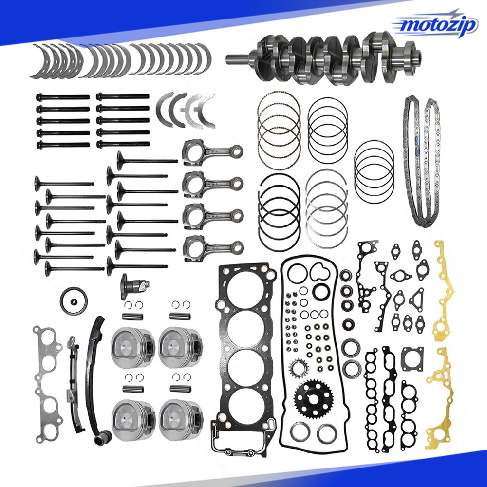 Engine Rebuild Overhaul Kit Timing Cover Oil Pump For Toyota Tacoma 2RZ-FE 2.4L