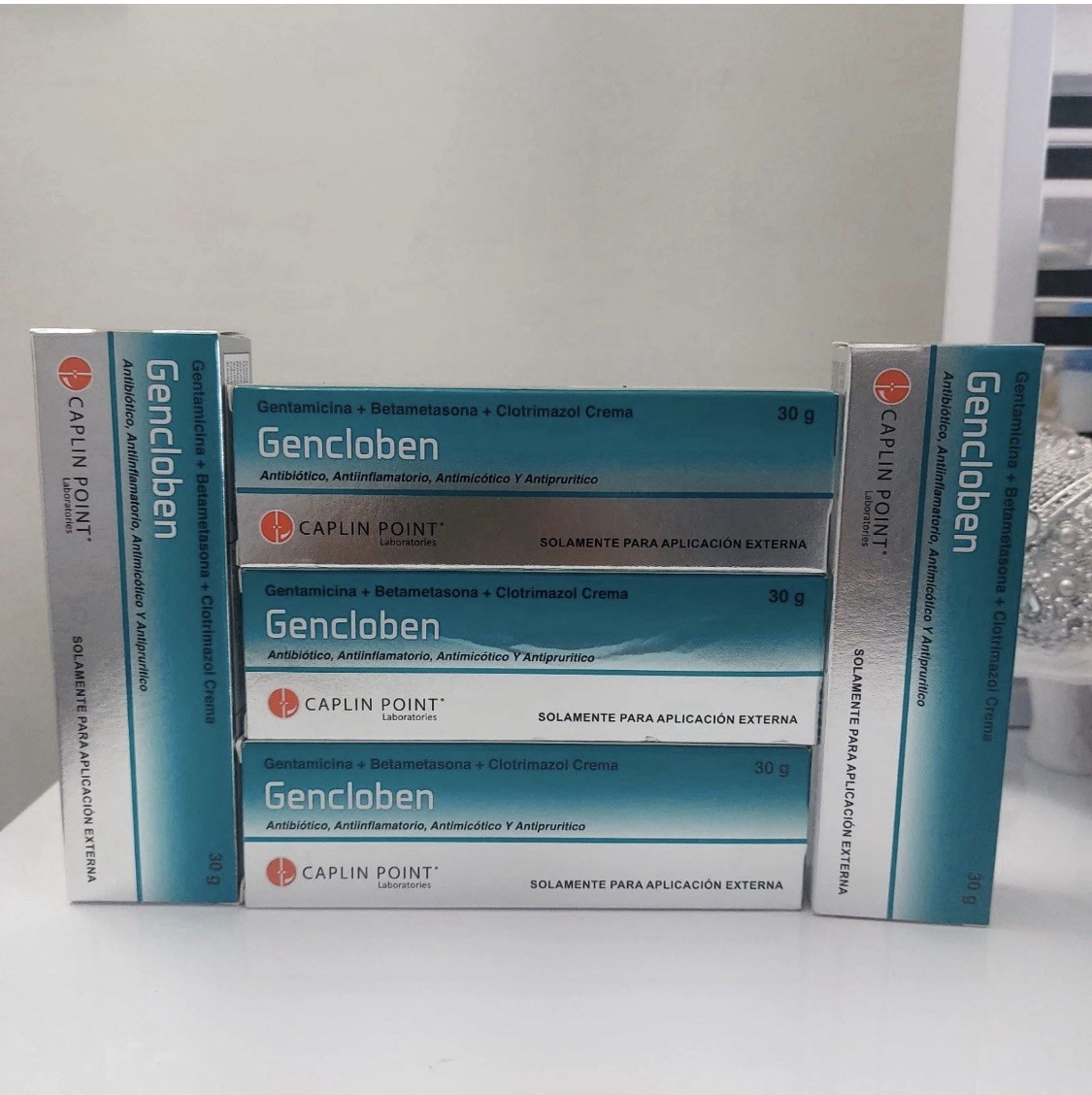 5 Gencloben for irritation of the crotches and sensitive areas, for irritation 5 Gencloben for irritation of the crotches and sensitive areas, for irritation