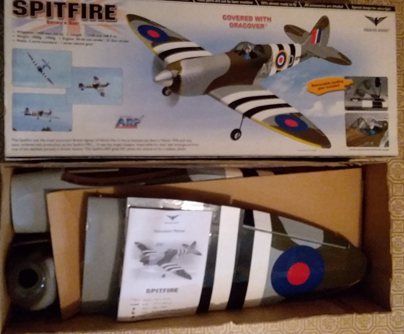 NOS Phoenix Model SPITFIRE ARF 55\ NOS Phoenix Model SPITFIRE ARF 55\