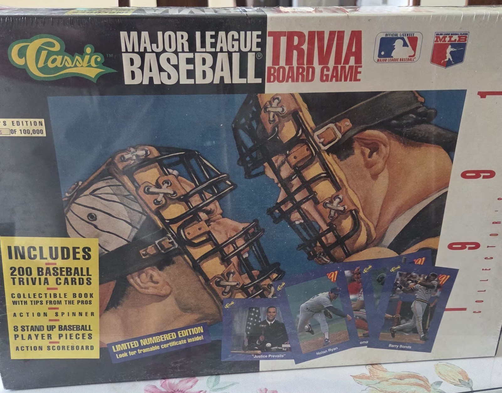 Collectors Edition New Sealed 1991 Classic Major League Baseball Trivia Game MLB Collectors Edition New Sealed 1991 Classic Major League Baseball Trivia Game MLB