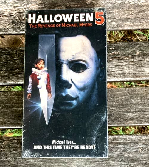 SEALED Halloween 5 The Reveng of Michael Myers Watermarks VHS CBS Fox 1989 RARE SEALED Halloween 5 The Reveng of Michael Myers Watermarks VHS CBS Fox 1989 RARE