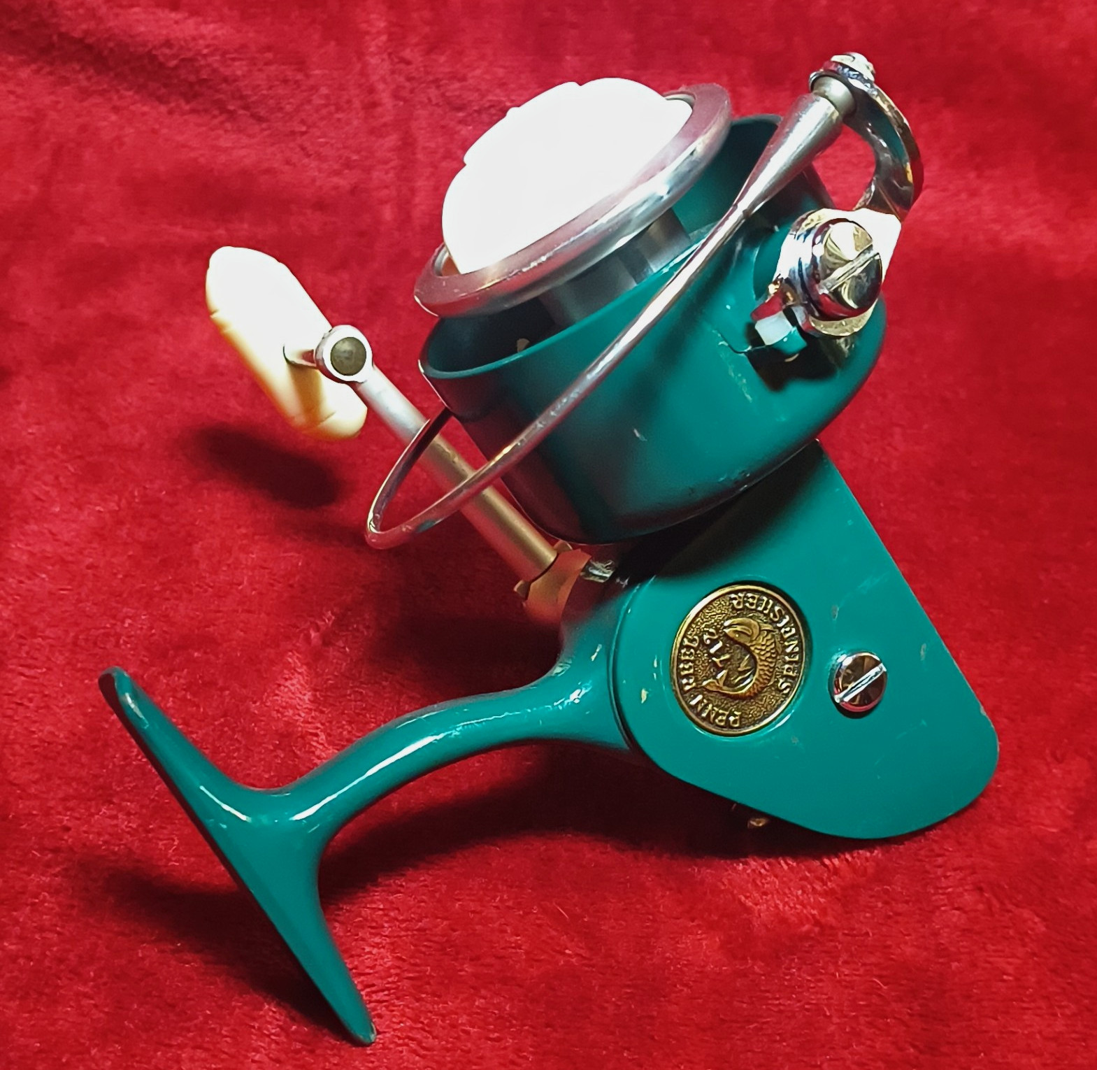 PENN 712 Greenie Spinfisher Vintage Spinning Fishing Reel Made in USA
