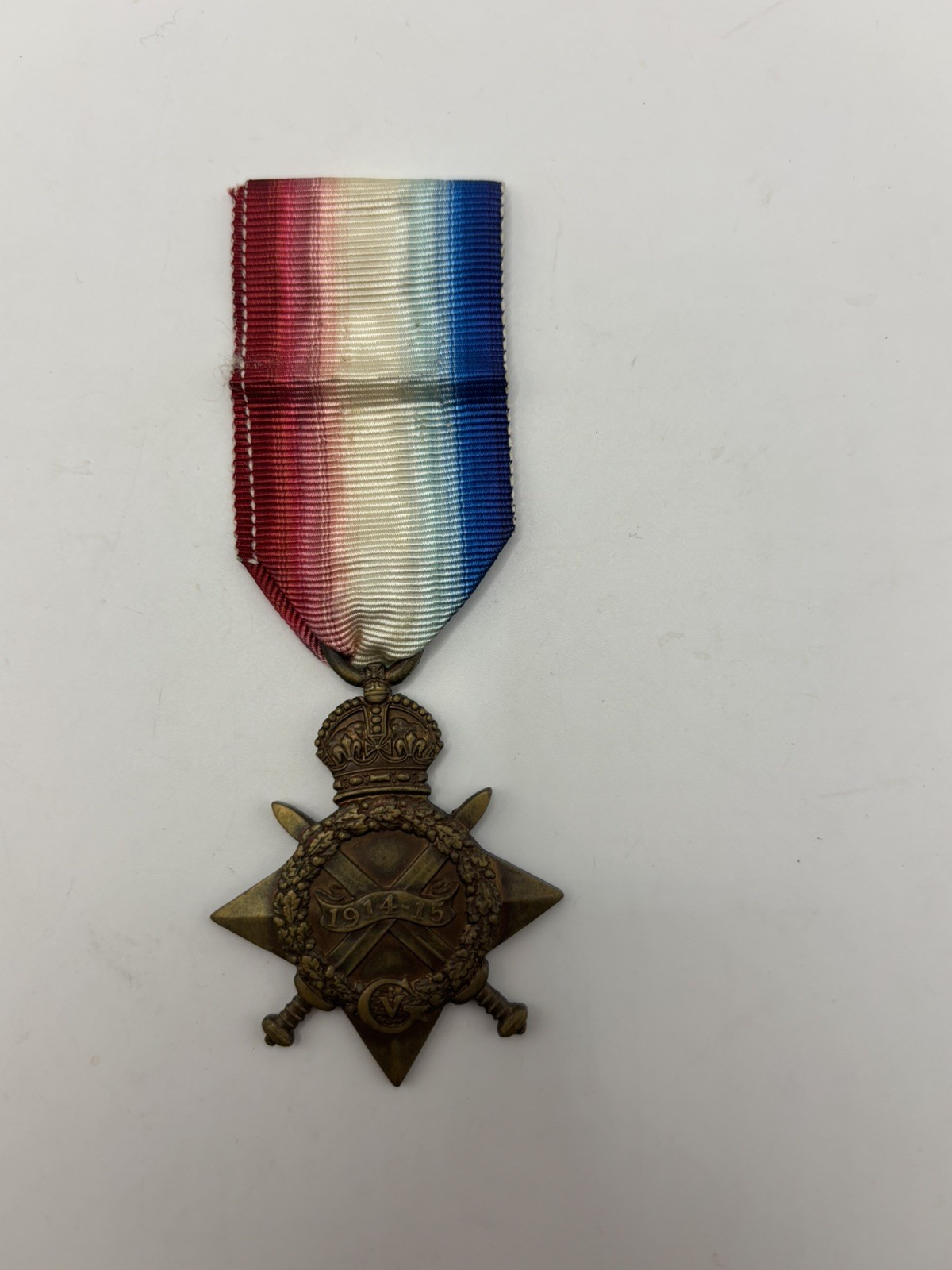 WW1 British Army Named and Numbered 1914-15 Star Medal Leicestershire Regiment 
