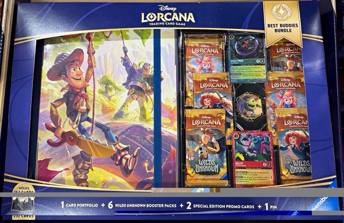 Disney Lorcana TCG Wilds Unknown Best Buddies Bundle Box Costco Exclusive Sealed