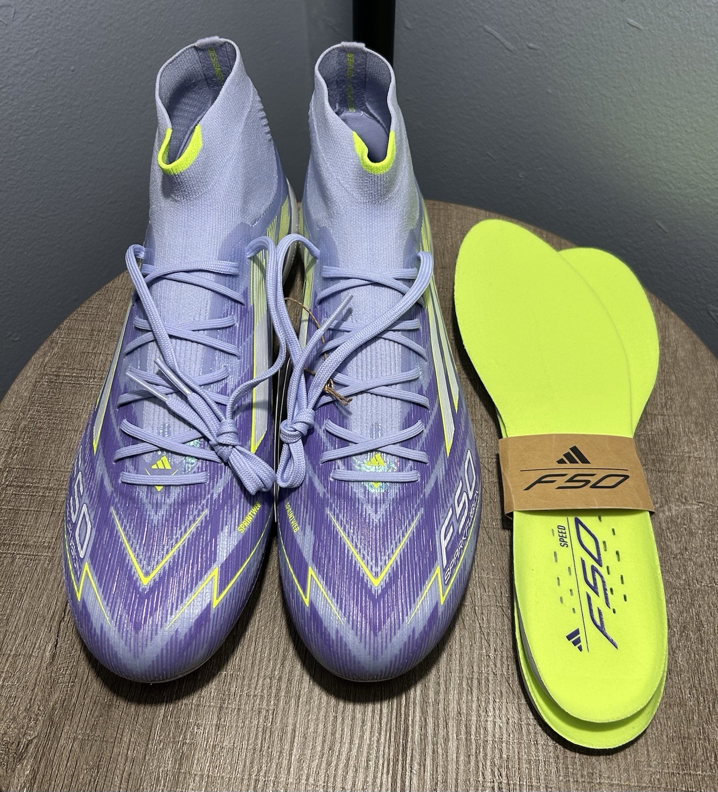 Adidas F50 Sparkfusion Elite FG AG Mid Radiant Blaze Pack W Size 10