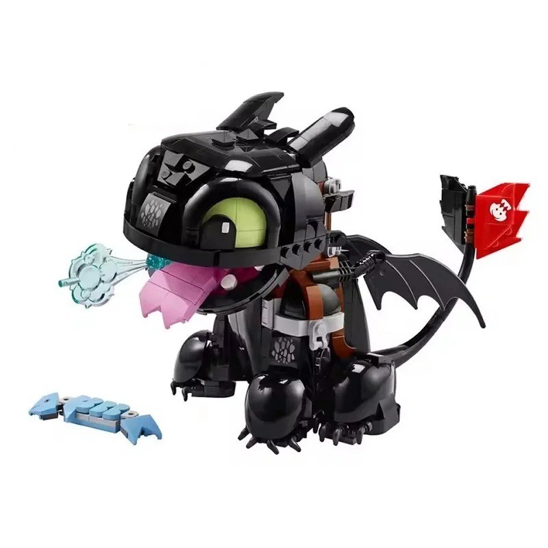 Miniso Disney Toothless 10375 Building Set 784PCS How To Train Your Dragon Model