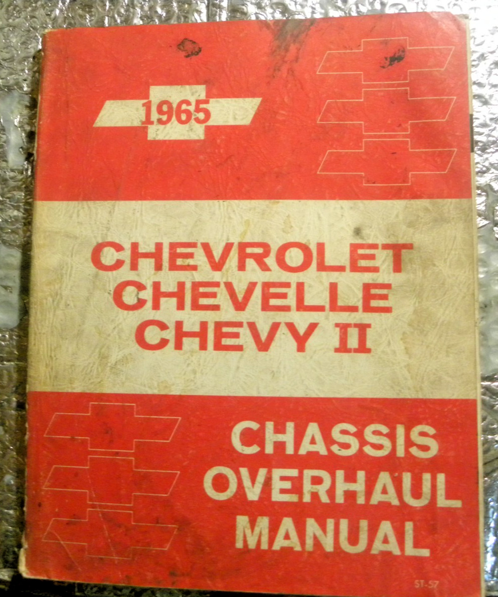 OEM 1965 CHEVROLET/CHEVELLE/CHEVY II -  CHASSIS OVERHAUL (SHOP) MANUAL - ST-57